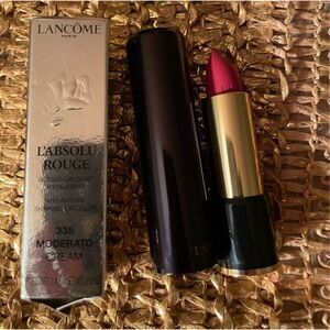 Lancôme L'Absolu Rouge Cream Lipstick 335 Moderato NEW in Box $36